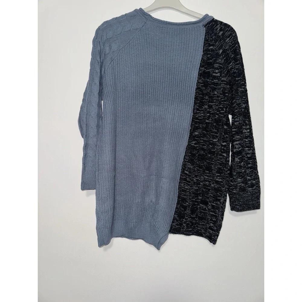 Taoliyuan Mens Pullover Sweater Winter Ribbed Knitted Color Comfort One Size